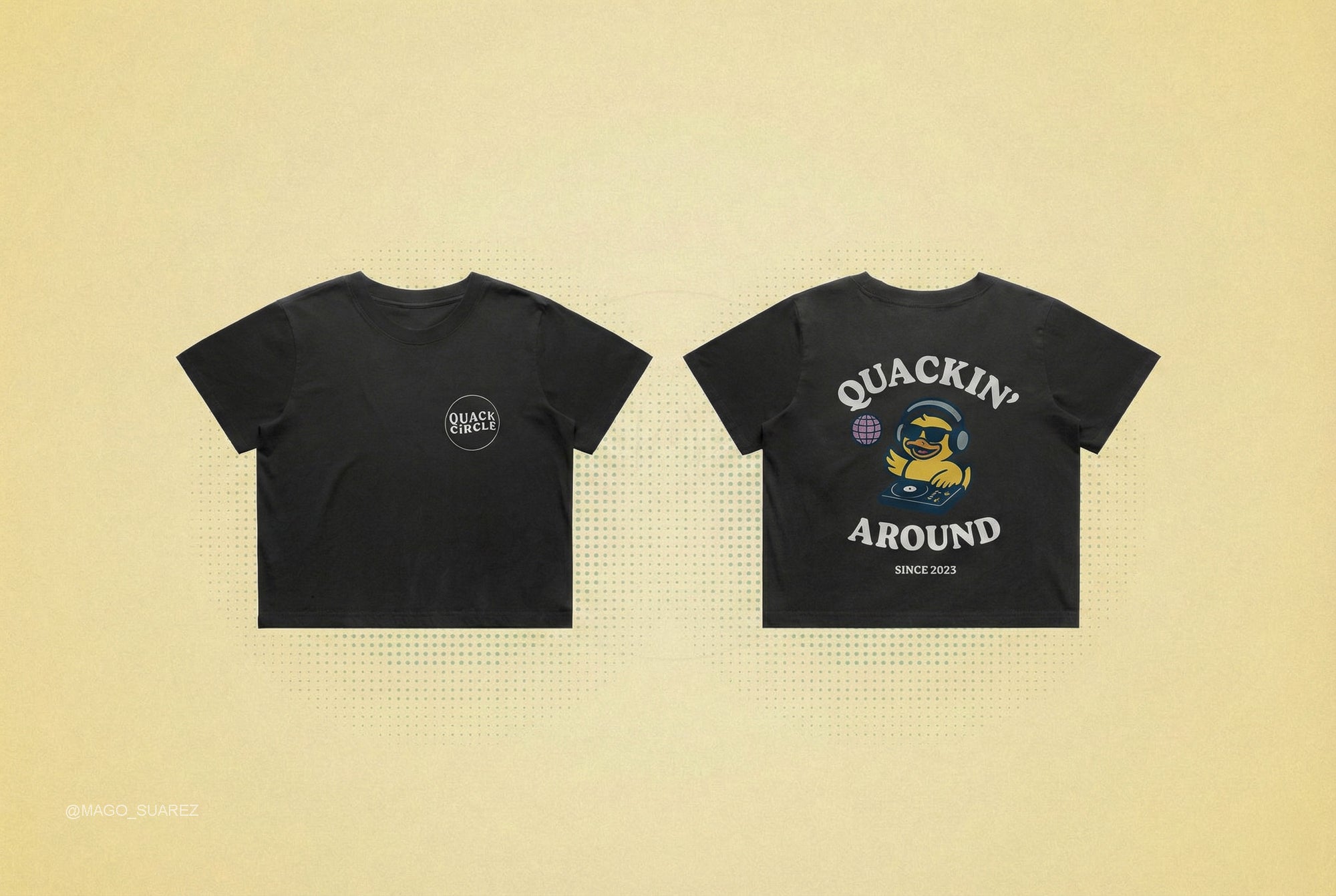 Quackin Around Crop Shirt