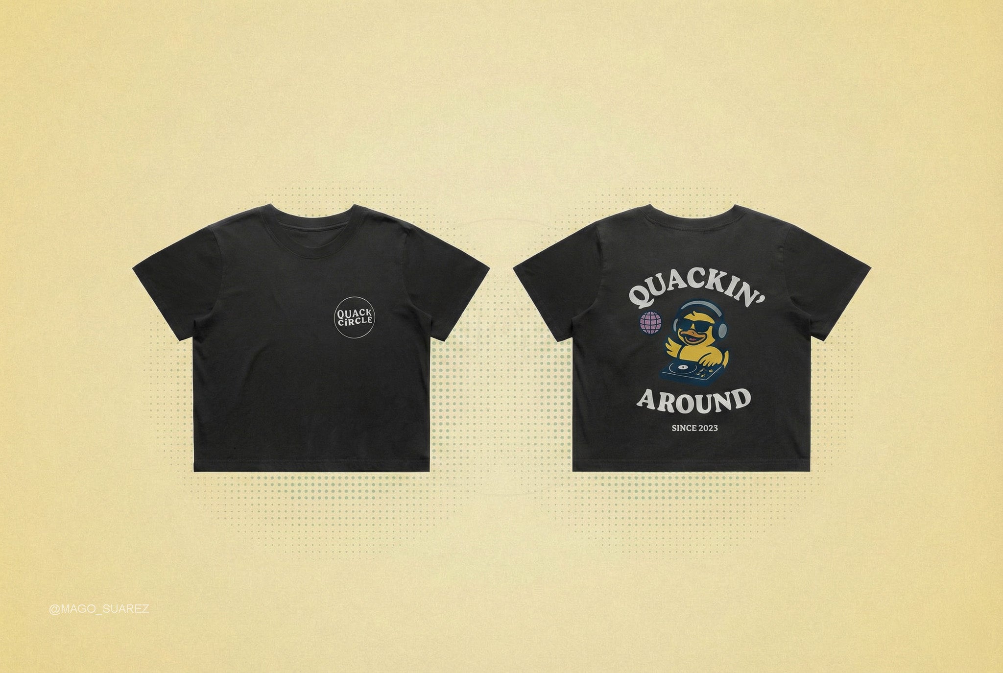 Quackin Around Crop Shirt