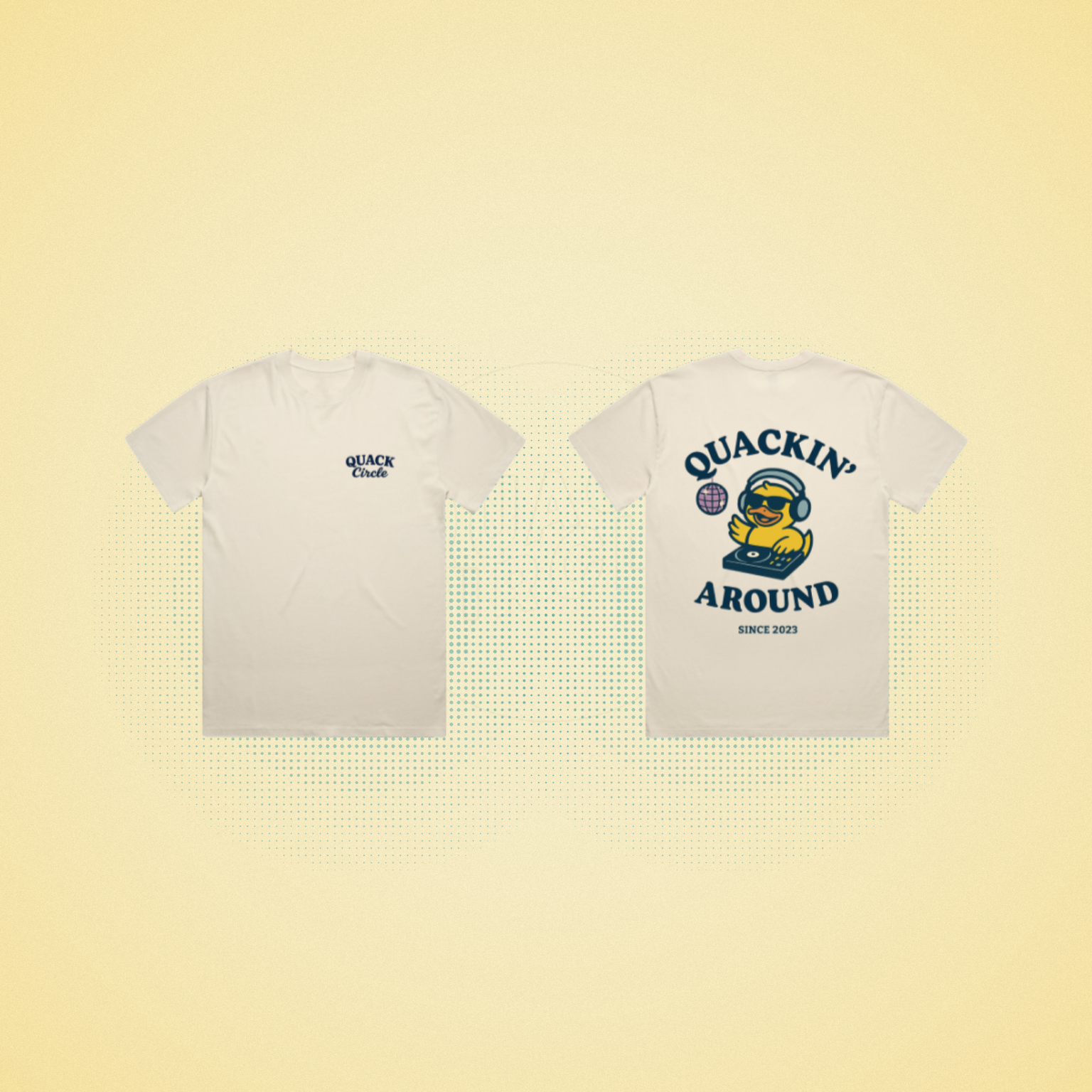 Quackin' Around Tee - Beige